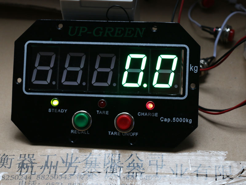 直視吊秤前面板主板LED，紅字，綠字